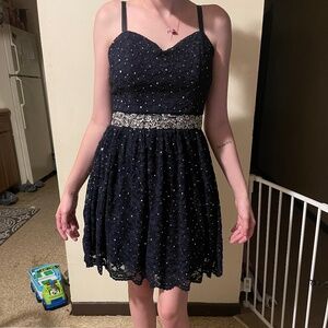 Dark blue formal dress